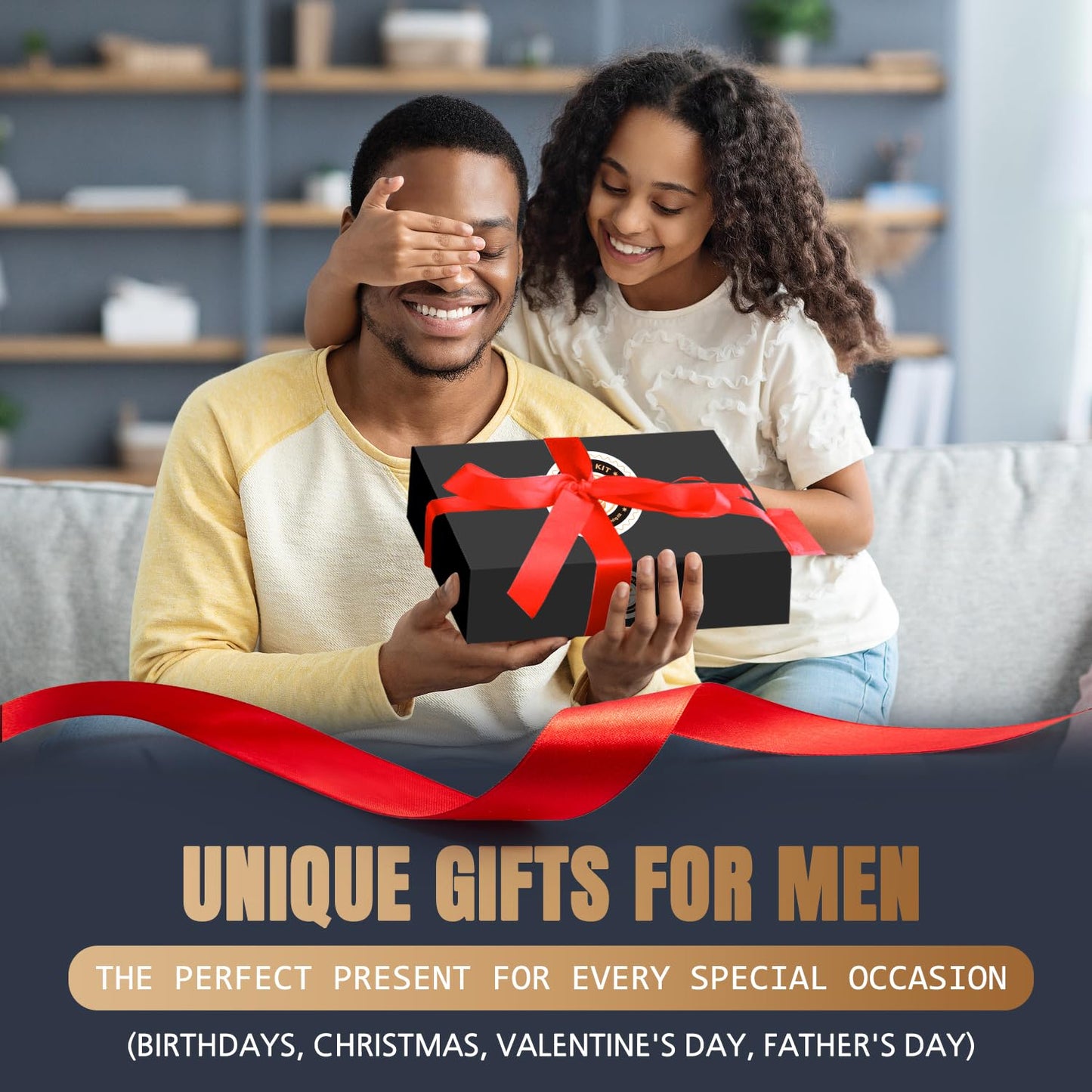 XIKEZAN Fathers Day Gifts for Dad Husband,Beard Kit for Men Grooming & Care w/Beard Conditioner, Wash,Oil,Balm,Birthday Valentines Easter Gifts for Mens Him Boyfriend Christmas Stocking Stuffers