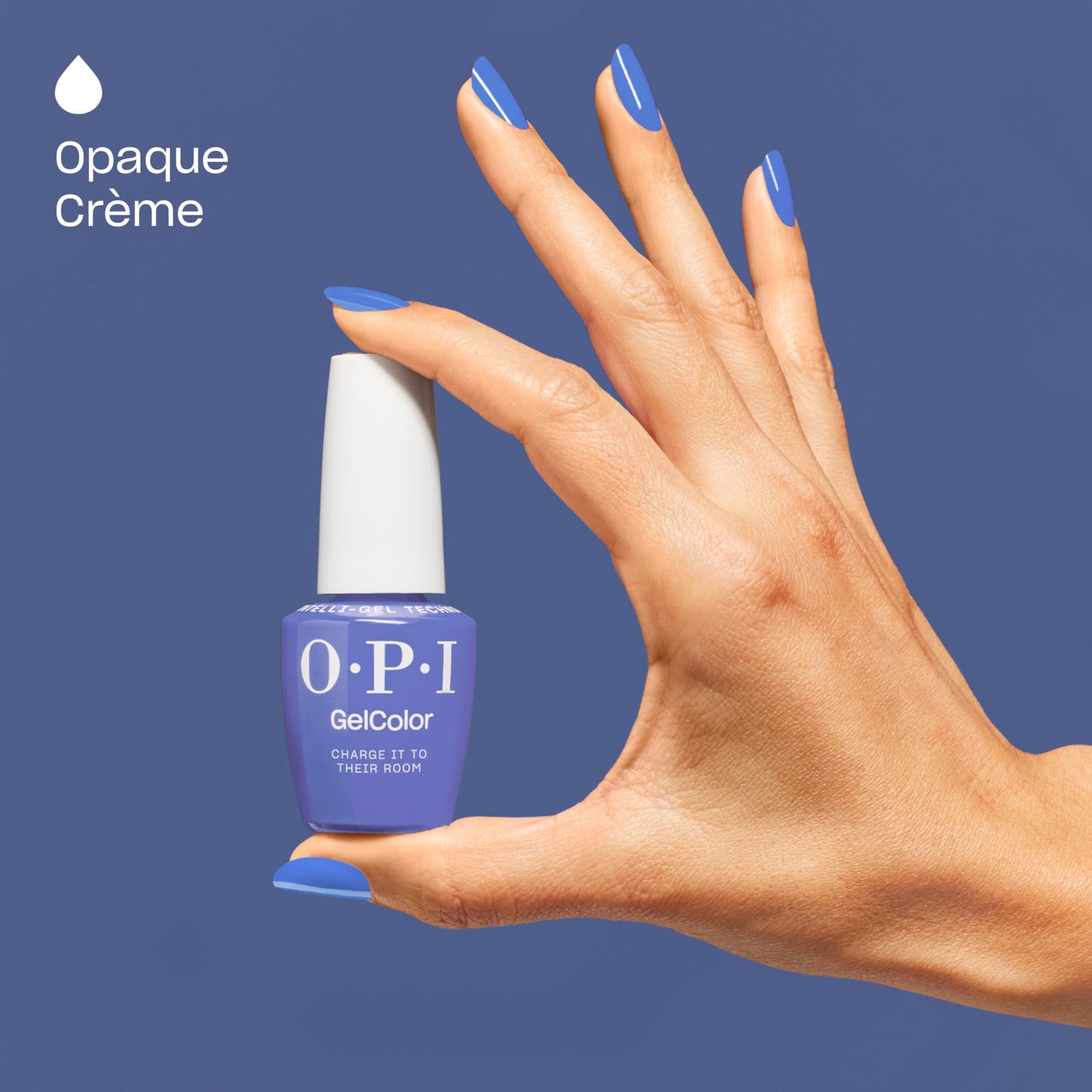 OPI GelColor Charge It to Their Room | Opaque Soft Pastel Purple Crème LED Cure Gel Nail Polish | Salon-Quality Shine, Long-Lasting Wear | Vegan & HEMA Free | 0.5 Fl Oz