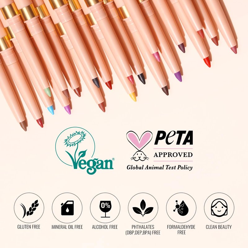Oulac Lipstick & Lipliner Set 3PCS High Impact Lipcolor with Moisturizing Formula, Vegan Beauty, Full-Coverage Lip Color, Gift Lipstick for Women, LL05+GM12+PG04