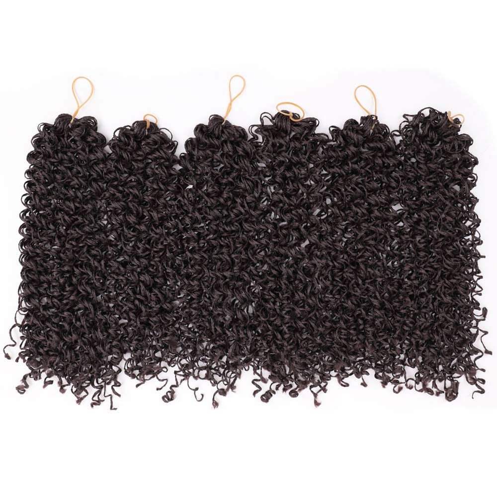 Wavy Small Box Braids Crochet Hair - 55-Inch Synthetic Extensions | 8 Packs, 28 Strands Each - Perfect for Black Women