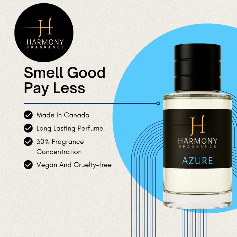 Azure - Eau De Parfum - Inspired By Bleu Ch* - luxury Perfume - For Men - Long Lasting Fragrance