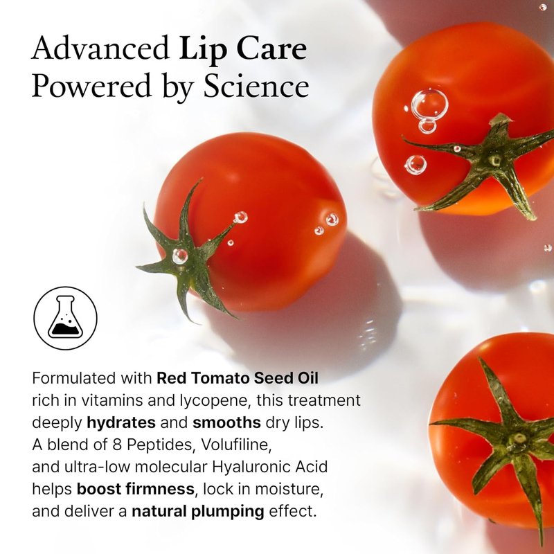 Tomato Jelly Lip Sleeping Mask - Hydrating Korean Lip Balm with Tomato Seed Oil & Hyaluronic Acid | 0.42 oz