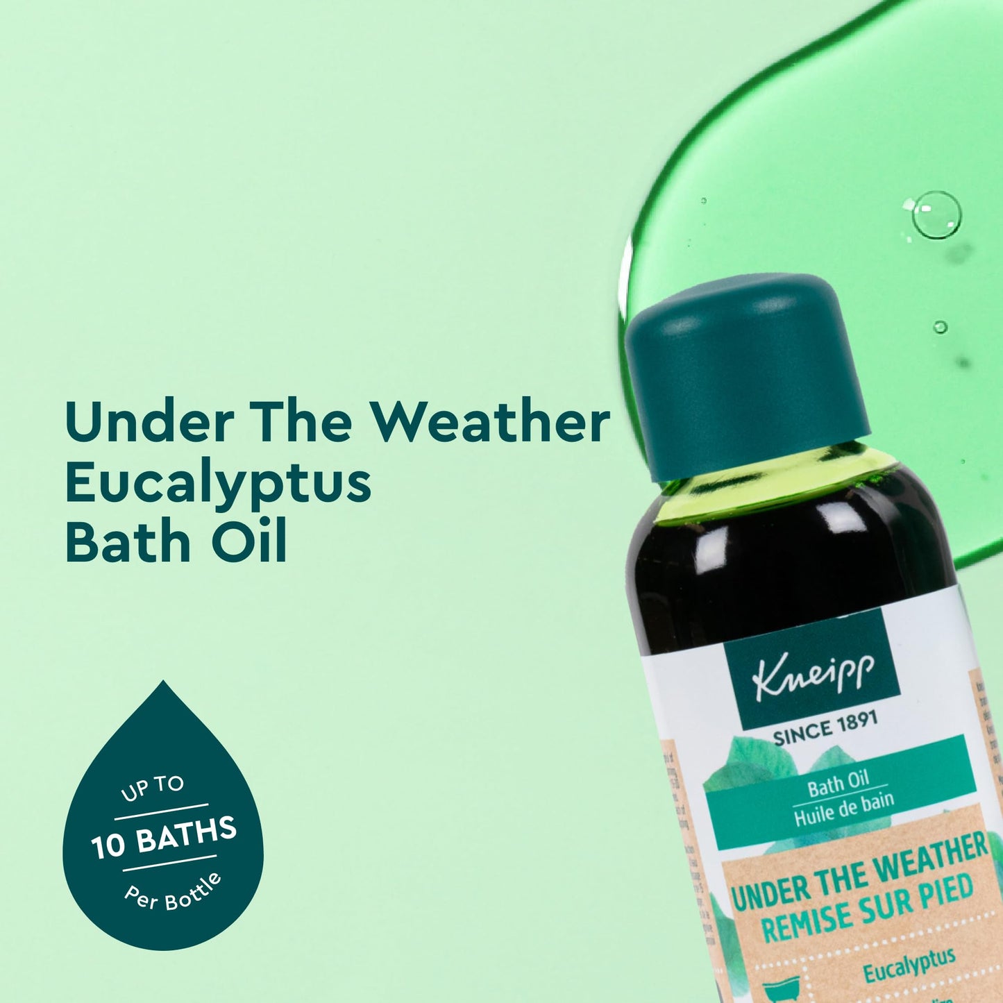 Kneipp Dream Away Valerian & Hops Bath Oil - Good for Unwinding Before Bed - Vegan - 3.4 fl oz - Up to 10 Baths