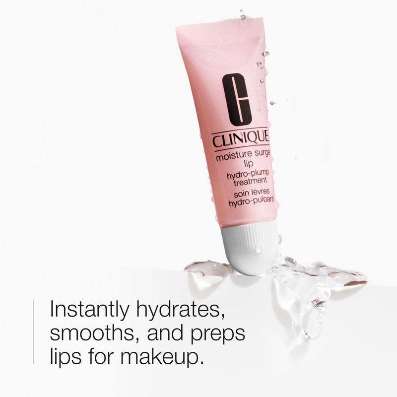 Clinique Moisture Surge Lip Hydro-Plump Treatment | Hydrating Lip Balm & Overnight Mask | Preps For Makeup | Travel Size, 0.34 Fl Oz