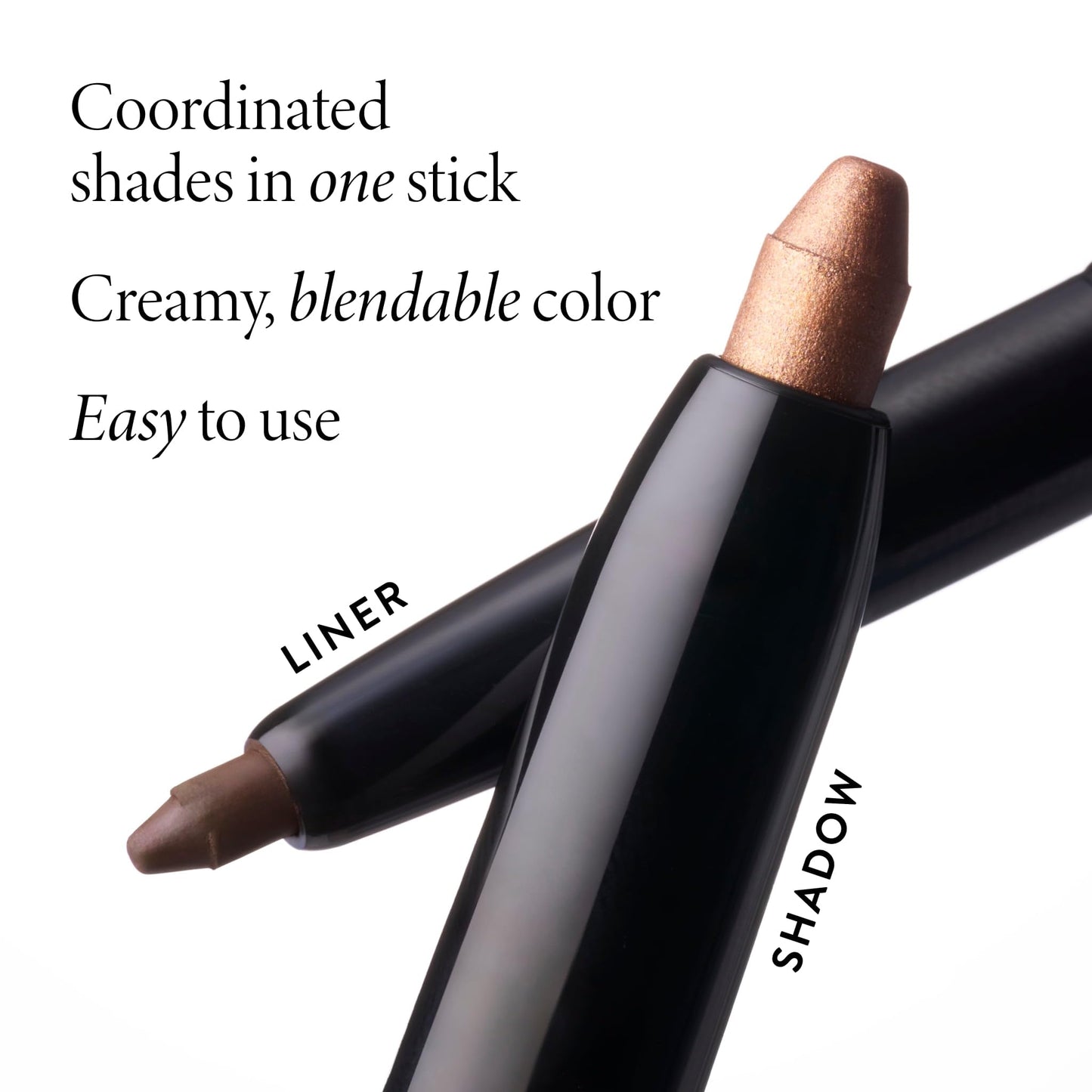 LAURA GELLER NEW YORK Swipe-n-Line Dual-Ended Eyeshadow + Eyeliner - Earthy (Taupe-Green/Warm Green) - Cream Eyeshadow & Smooth Glide Eyeliner - Waterproof & Crease-free Color