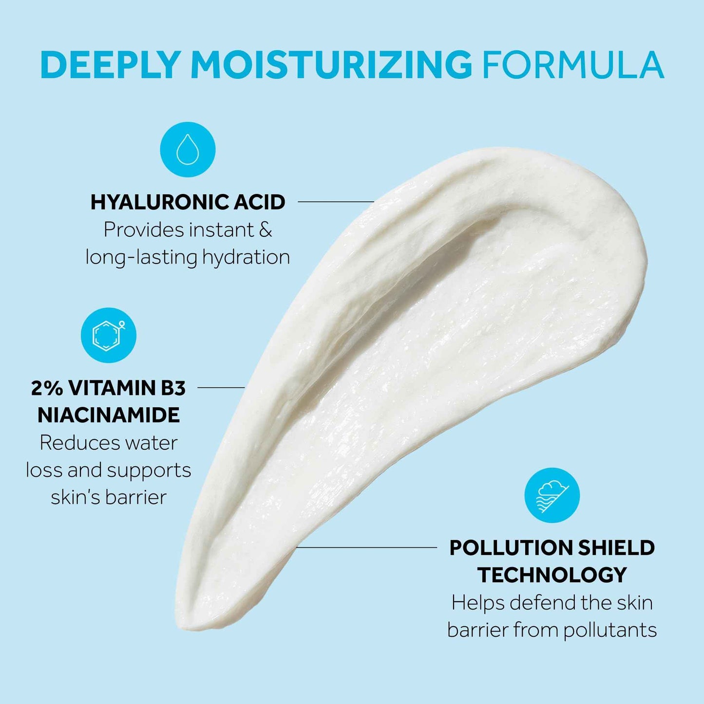 No7 HydraLuminous+ Hydrating Whipped Day Cream - Hyaluronic Acid Facial Moisturizer with 2% Vitamin B3 Niacinamide for Skin Barrier Repair & Visibly Healthy-Looking Skin (1.69 Fl Oz)