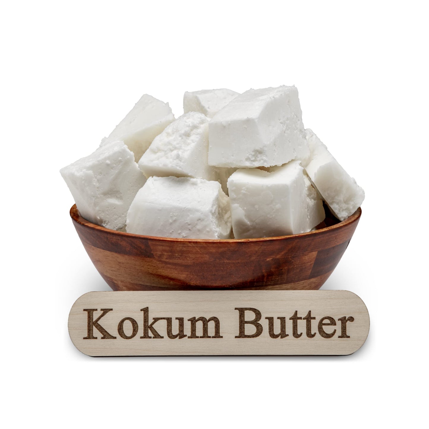 Plant Guru Raw Kokum Butter 16 oz. / 1 lb. 100% Pure Natural - Great for Skin, Body and Hair Moisturizer, DIY Creams, Balms, Lotions and Soap Making. (HDPE Food Grade Jar)