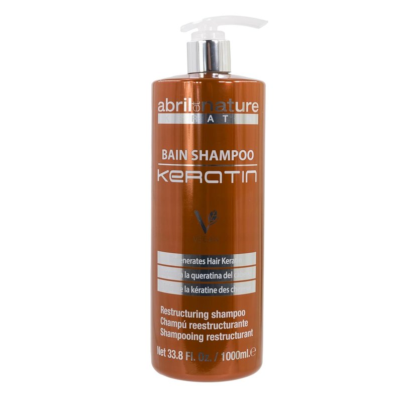 Professional Keratin Hairdressing Shampoo - Repairs Dull Hair Fast | Strengthening Treatment 1000 ml