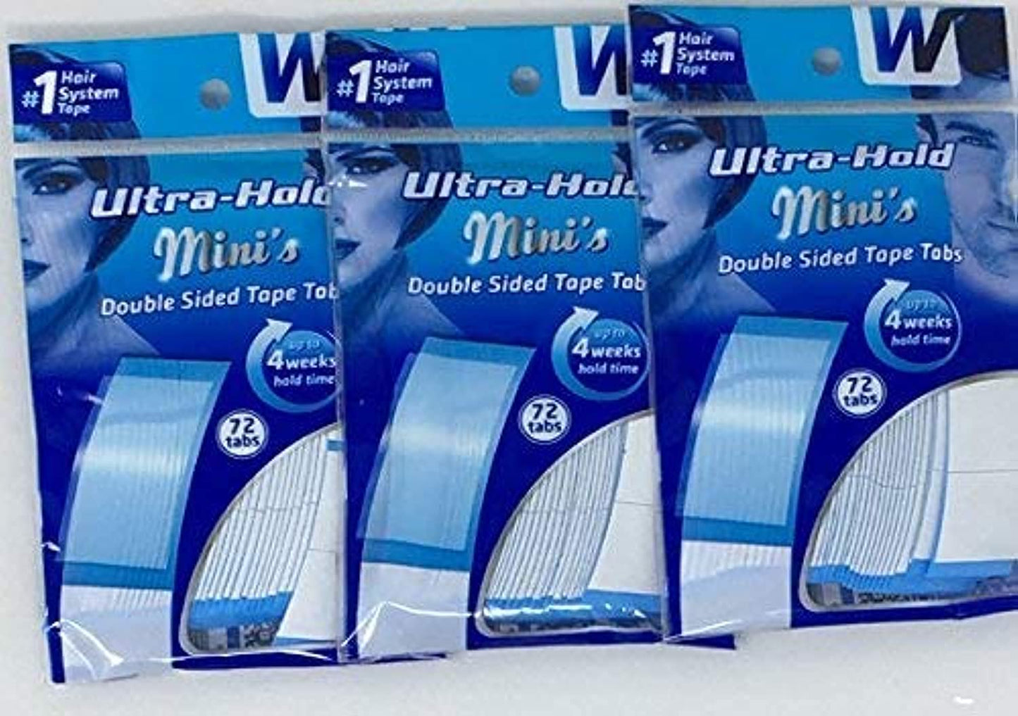 Ultra Hold Mini Tabs Tape 3 Packs of 72 = 216 tabs (Package May Vary)