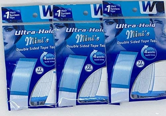 Ultra Hold Mini Tabs Tape 3 Packs of 72 = 216 tabs (Package May Vary)