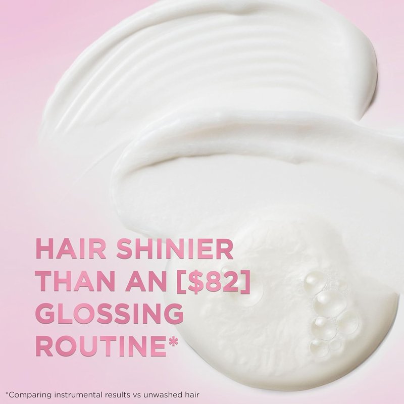 L'Oreal Paris Glossing Shampoo & Conditioner Set | Sulfate-Free with Glycolic Acid for Dull, Dry Hair - 1 Kit