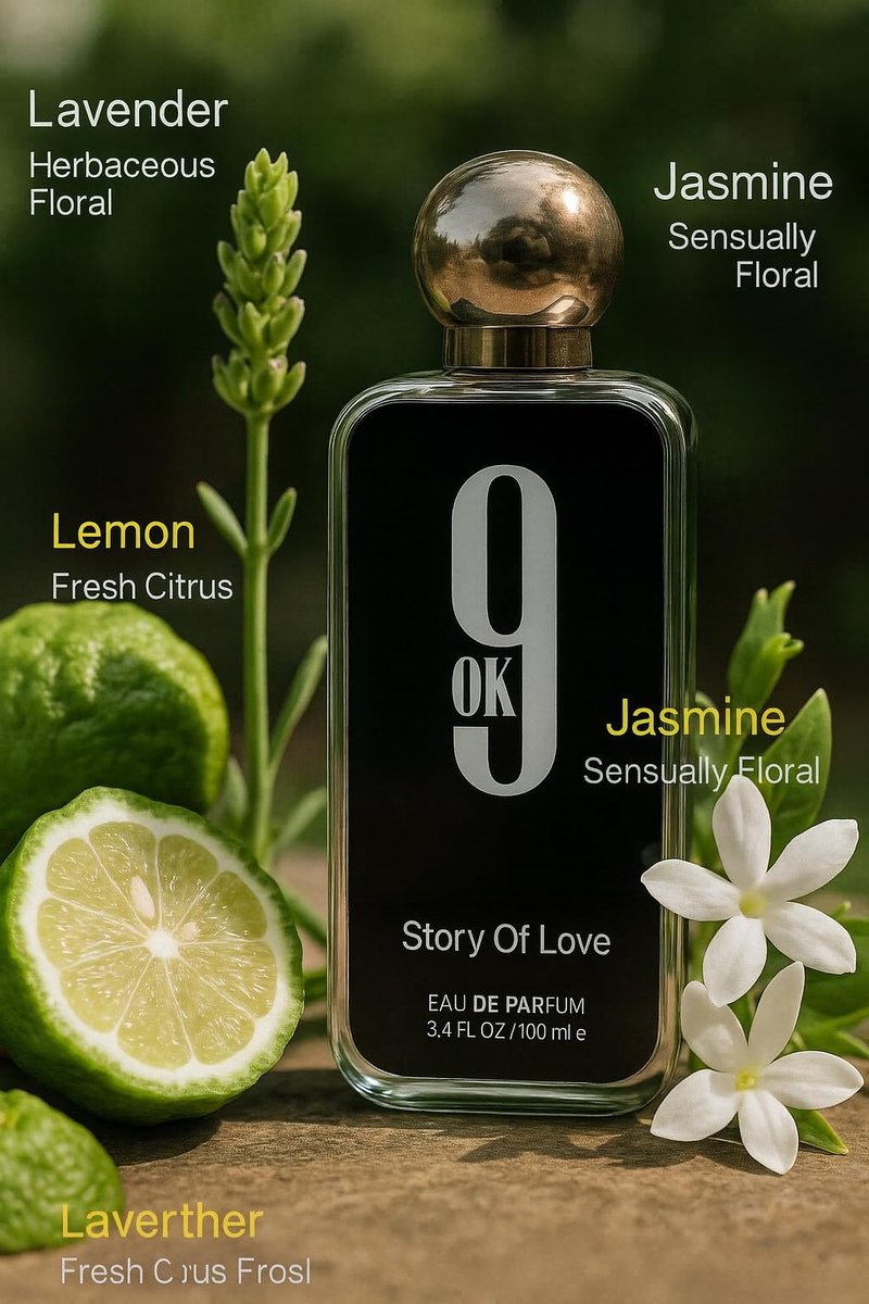 Women's Perfume, Romantic Fragrance Perfume for Women, Black Glass Bottle, 3.4 FL OZ/100 mL