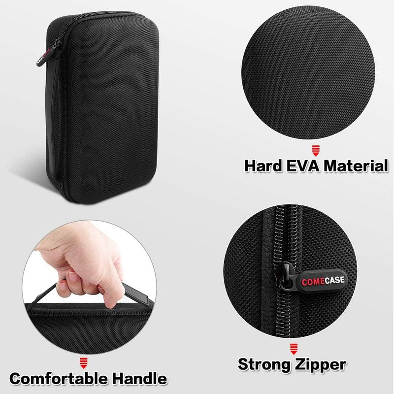 Comecase Hair Clipper Case for Hatteker, for Oneisall, for Andis Beard Trimmer Storage Organizer for Grooming Kit Accessories, Travel Carrying Case for Hair Cutting Kit Barber Tools (Box Only)