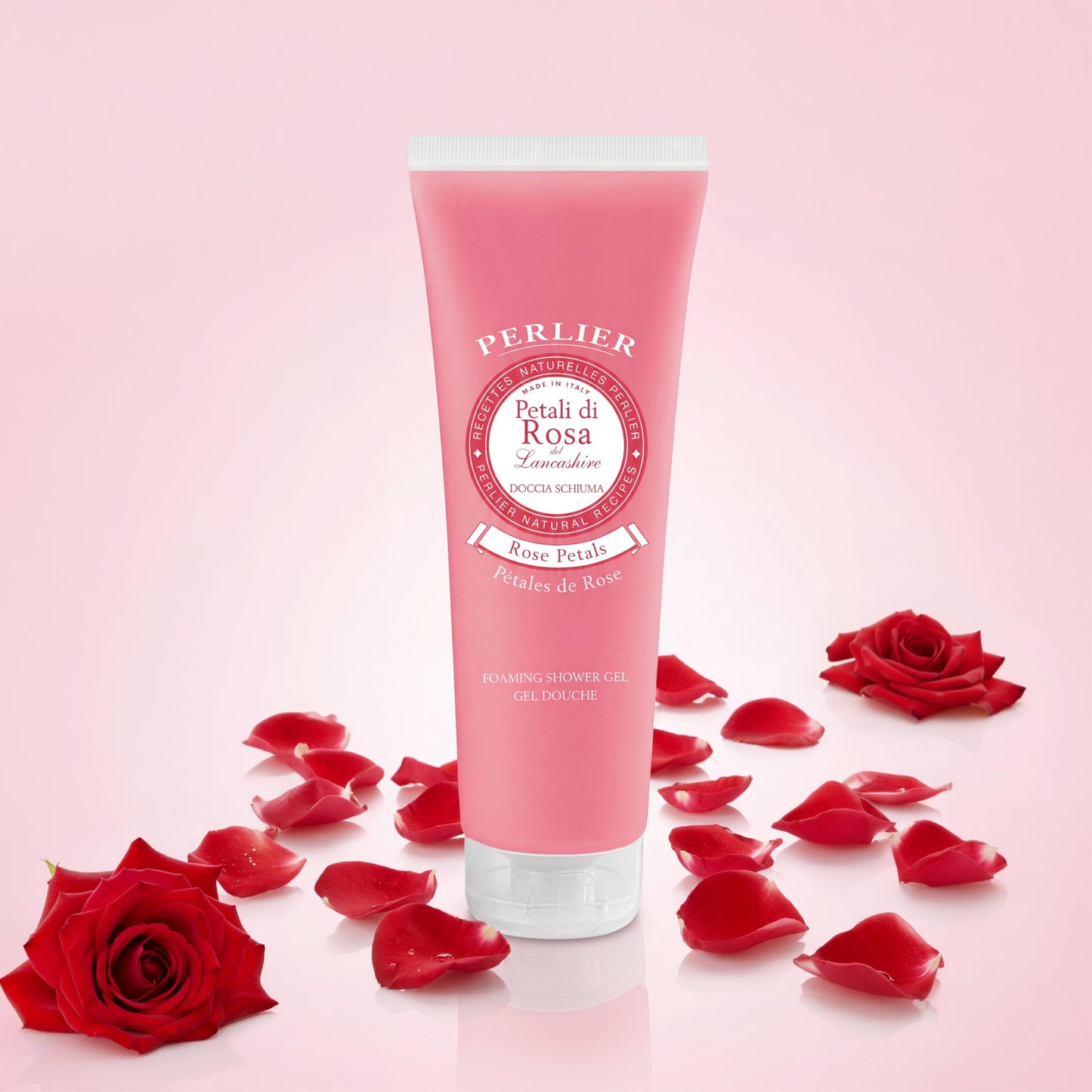 Perlier Doccia Schiuma Petali di Rosa (250 ml) Shower Gel 8.4 fl. oz. Made in Italy [Italian Import]