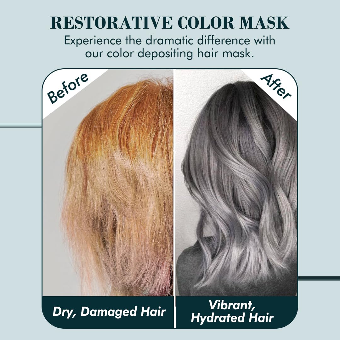 Ash Revive Mask - Color Depositing & Vegan Friendly Organic Hair Mask