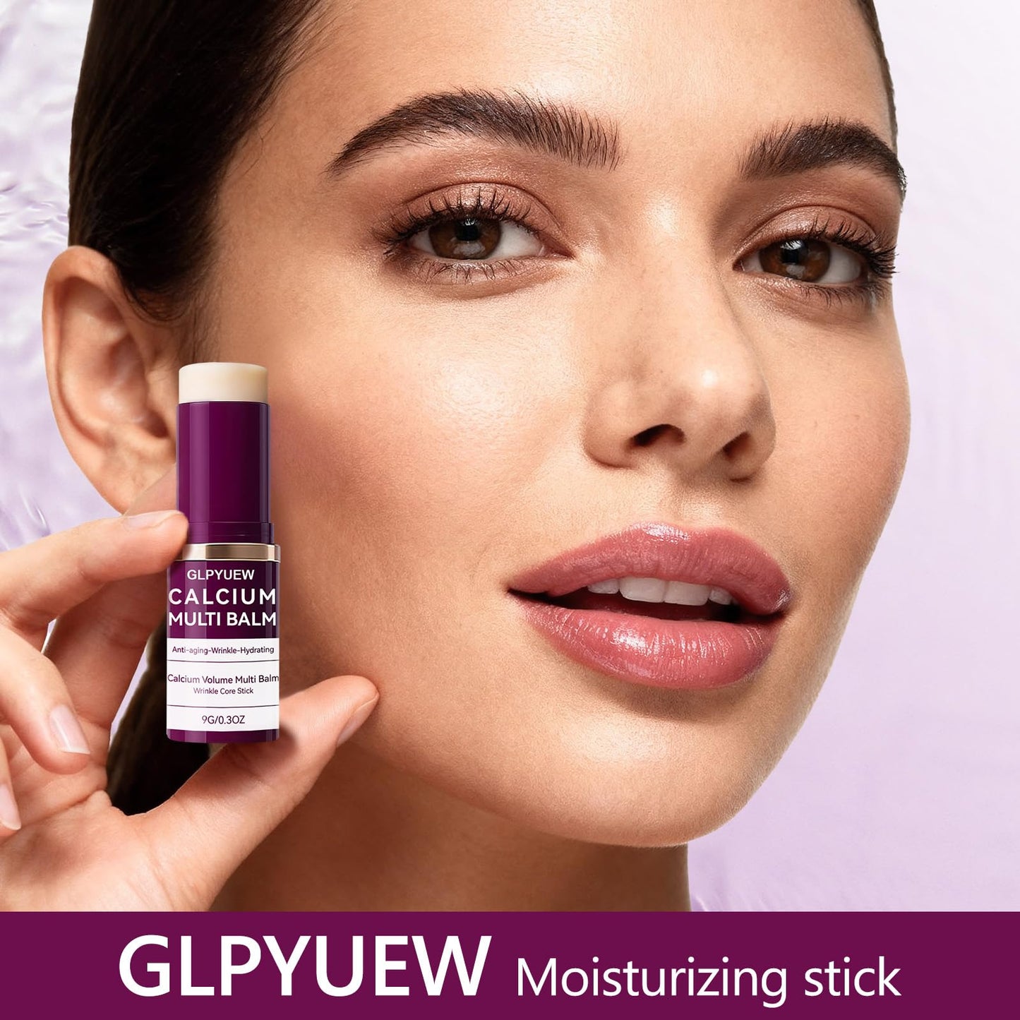GLPYUEW Cemenrete Calcium Multi Balm, Korean Collagen Moisturing Stick,Calcium Volume Multi Balm, Wrinkle Core Stick, cemenrete calcium multi balm anti-aging, sagging, wrinkles (Pack of 2)