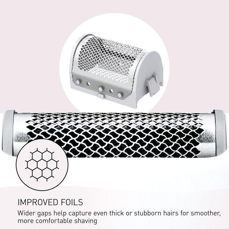 Panasonic Bikini Trimmer & Shaver for Women - 4 Attachments for Gentle Grooming | Wet/Dry Use, Battery-Operated