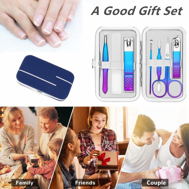 Manicure Set - Nail Clipper & Grooming Kit for Travel | Essential Nail Care Tools for Men & Women