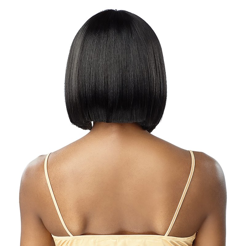 Sensationnel Butta Lace Wigs - Unit 22 Extra Wide 5 Inch Deep Parting Synthetic Preplucked Hairline Glueless Lacefront (1B OFFBLACK)