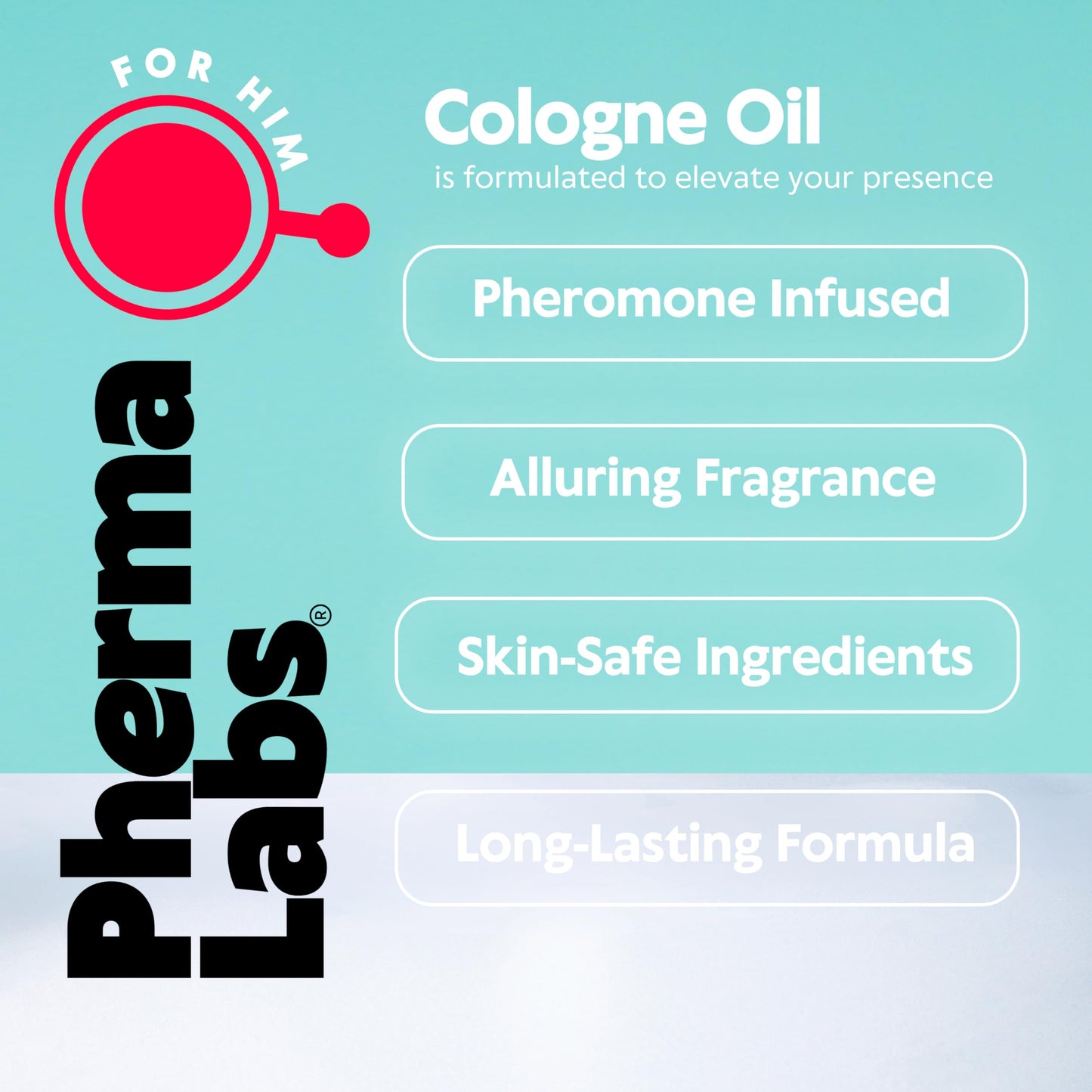 PHERMALABS Pheromone Cologne Oil for Men - Enhance Attention - Feromonas Perfume for Men - Long-Lasting Scent - Ideal for Confidence & Charisma - Men's Pheromone Cologne Spray para hombres 0.33 fl oz
