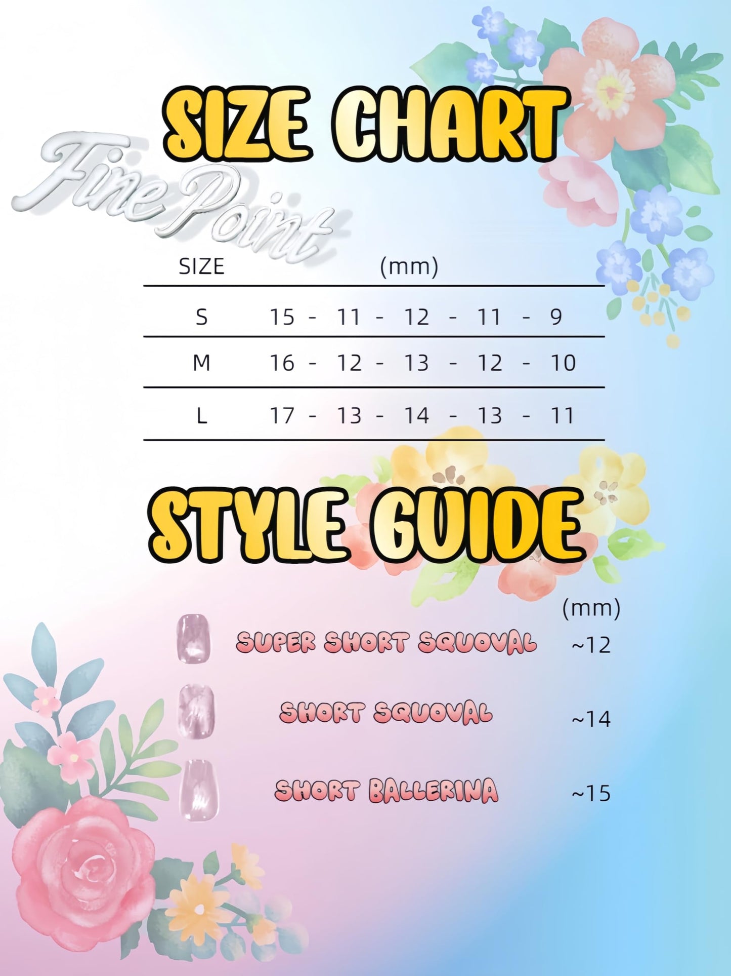 Fine Point Handmade Holiday Snowflake Pearl Press On Nails – 10 Piece Nude Pink Ombre Short Squavol False Nails with 3D Pearls, Christmas Tree & Gold Accents, Acrylic Nails, Festive (Size Medium)