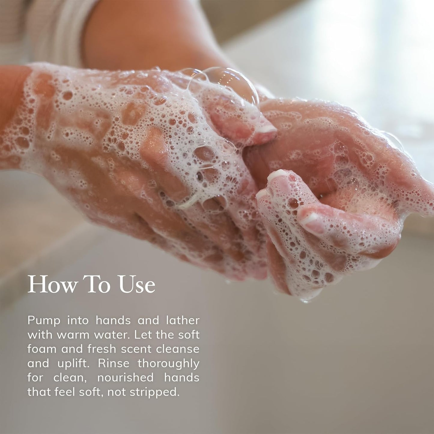 Deep Steep Liquid Hand Wash - Brown Sugar Vanilla Moisturizing Cleanser with Olive Oil & Aloe Vera | 17.6 oz