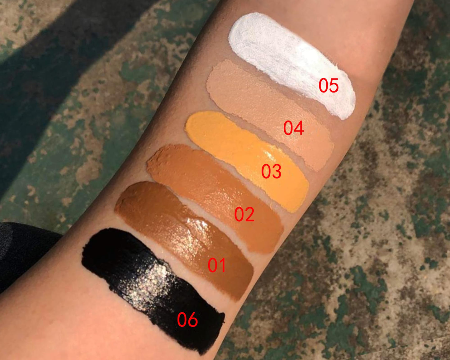 Fendy Eyeshadow Primer,Primer Face Makeup Eye Shadow Base,Anti-Aging Eyeshadow Primer Potion Waterproof Great for Oily Lids Primer (Warm-03)