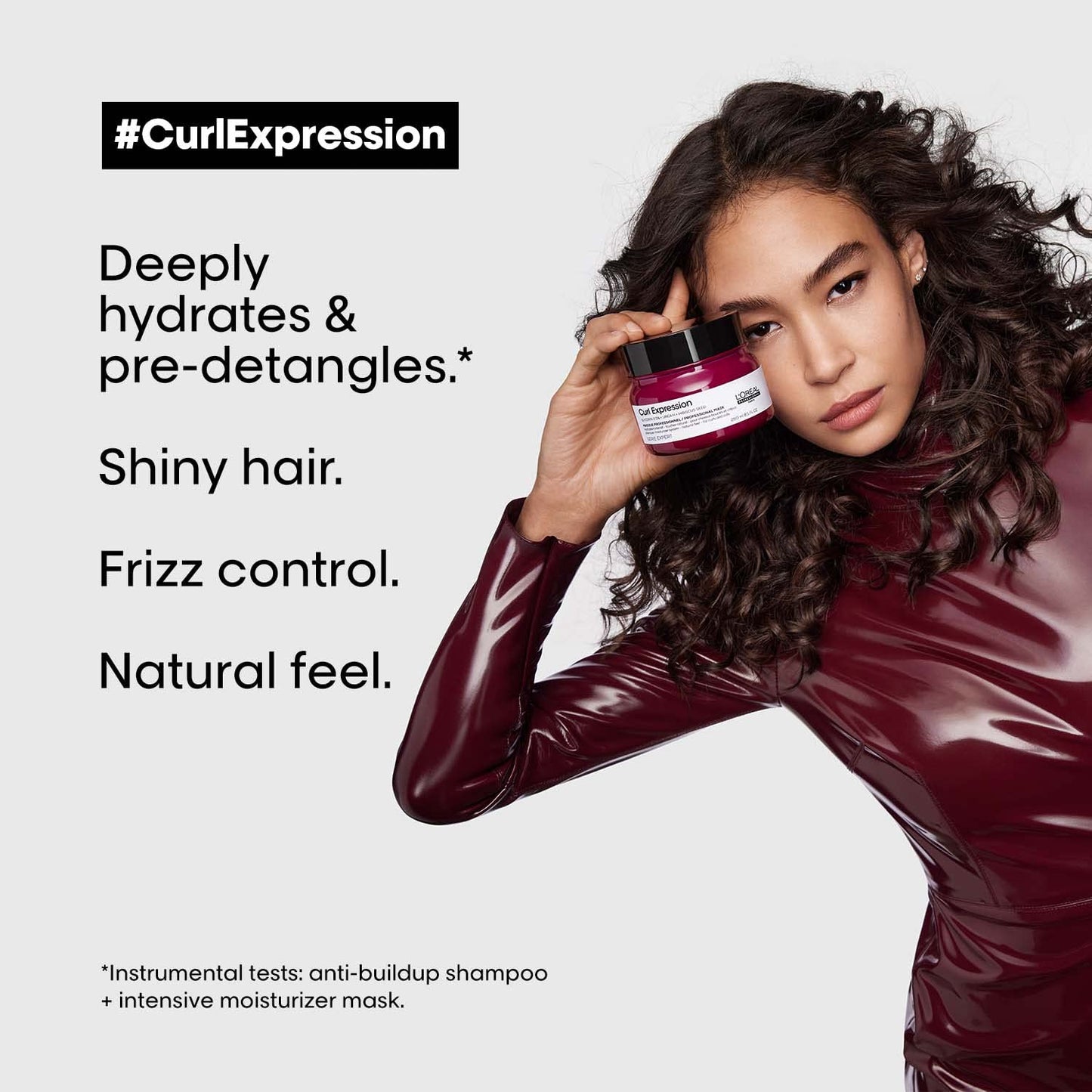 L'Oréal Professionnel Paris Curl Expression Rich Mask - For Curly and Coily Hair, Provides Intense Hydration& Curl Definition, With Glycerin