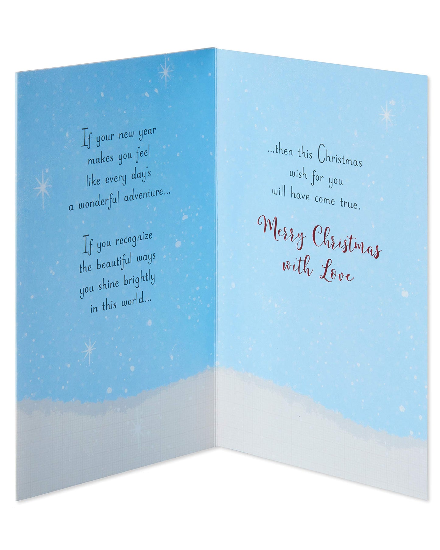 American Greetings Christmas Card for Granddaughter (Beautiful Ways You Shine)