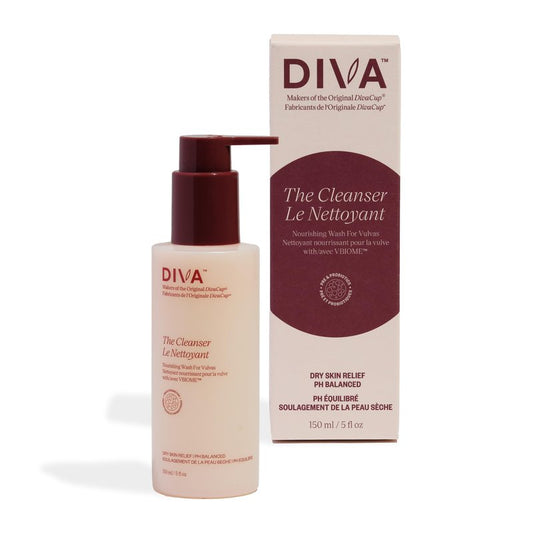 DIVA Cleanser - Gentle, Fragrance-Free & Plant-Based Formula for Daily Freshness - Help Maintain pH Balance - Helps Prevent Dryness & Moisture Loss - Helps Support Healthier Microbiome - 150 mL