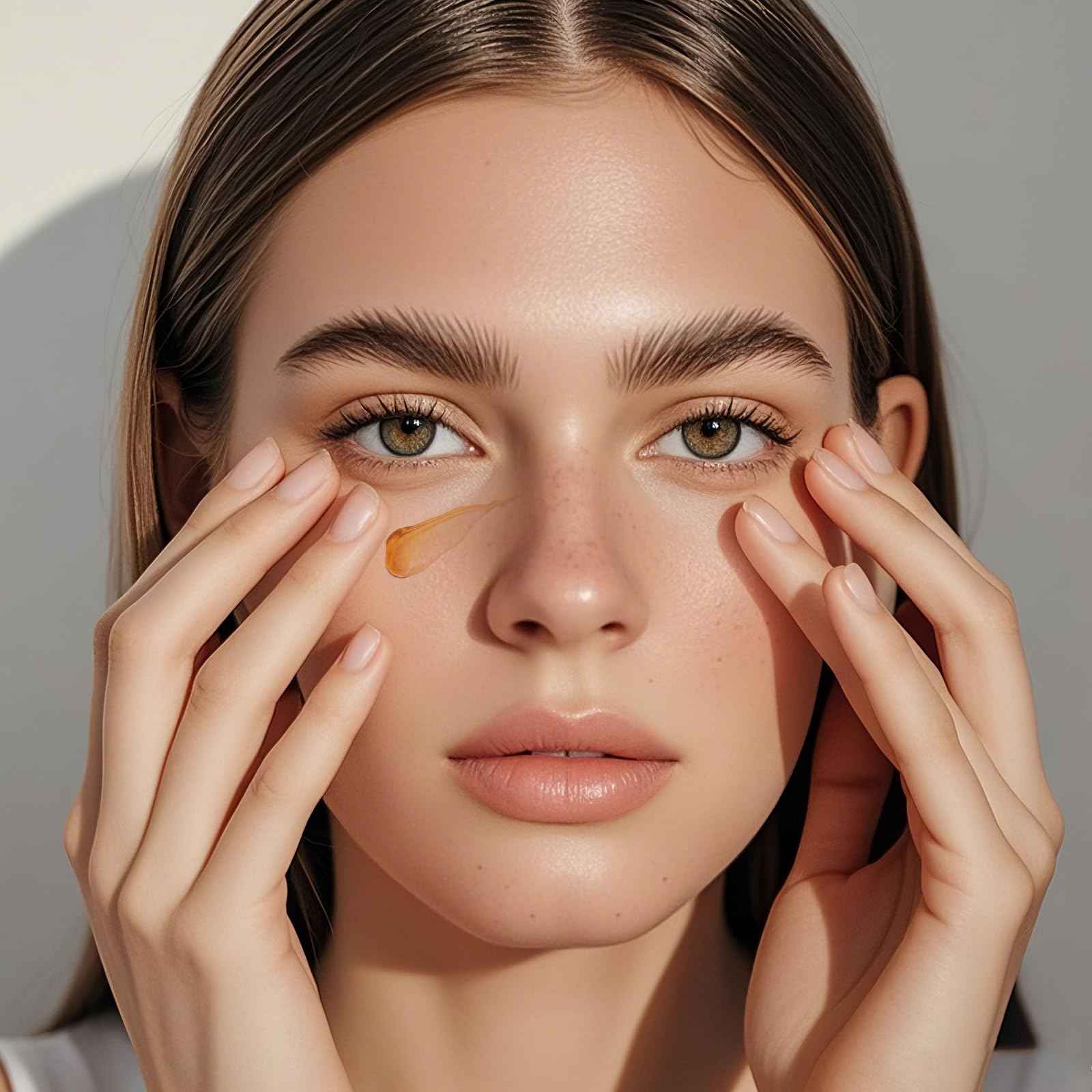 FREEMOOD Eye Cream for Dark Circles,Anti-Aging Under Eye Cream with Caffeine,Hyaluronic Acid to Fight Fine Lines,Hydrating Eye Care Serum,1 fl.oz