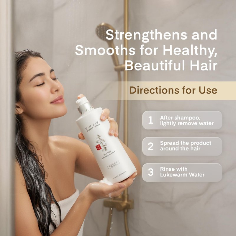 Daeng Gi Meo Ri- Ki Gold Premium Treatment, Effectively Moisture to Dry and Rough Hair 16.9 Fl Oz