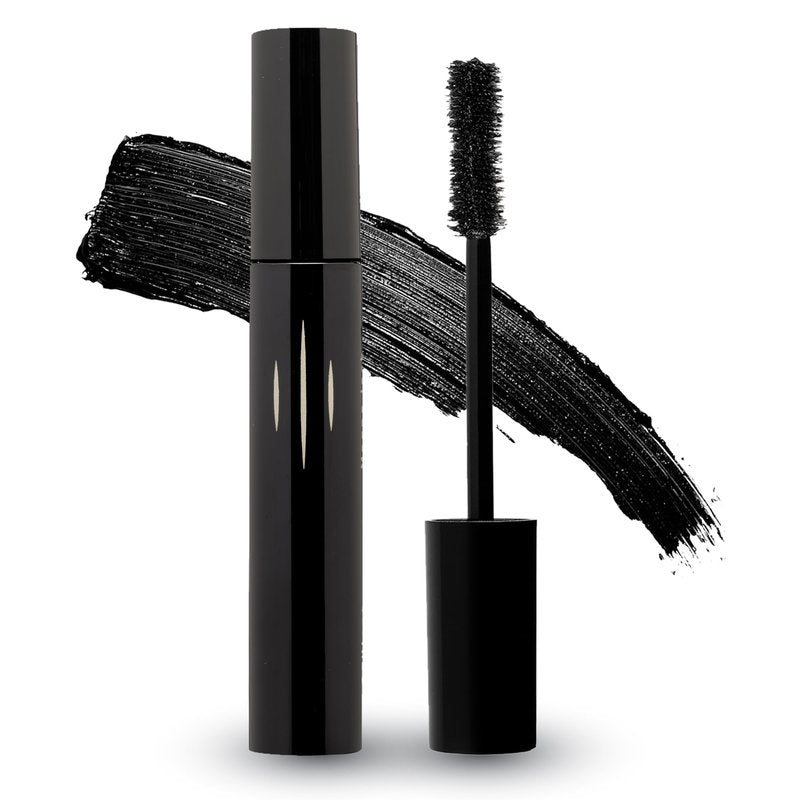 Radiant Professional Fiber Mascara Volume and Length, Non-Clumping, No Flaking, Defining & Curling, Lash lengthening Mascara, Triple Action Brush, Argan & Tsubaki Oil, 0.44 fl oz (01 Black)