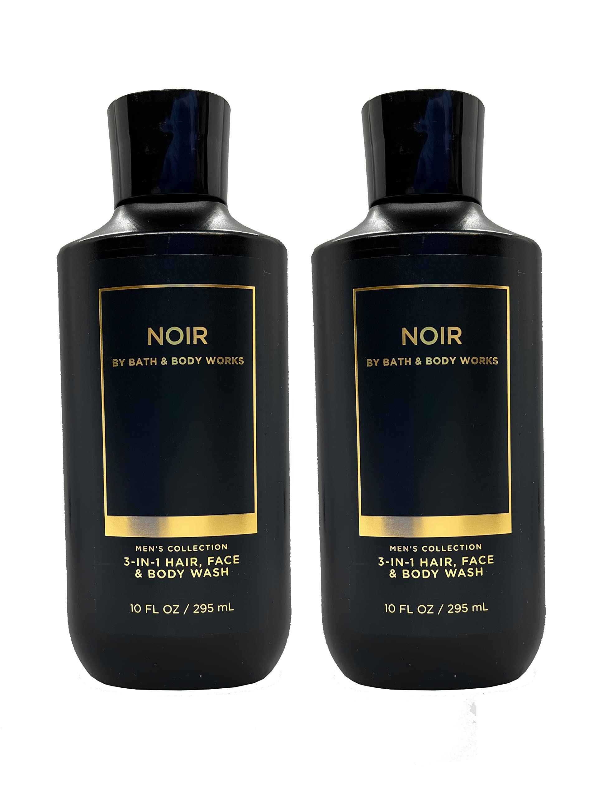 Bath and Body Works 2 Pack Men's Collection 2 in 1 Hair and Body Wash NOIR.