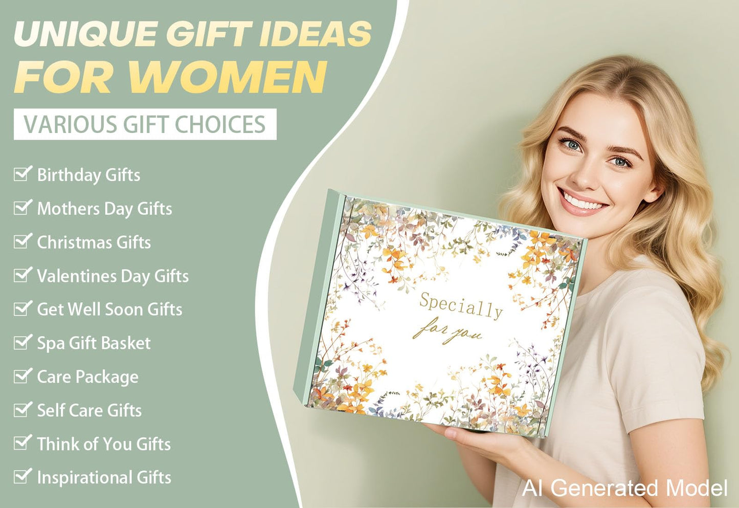 Birthday Gifts for Women Self Care Spa Gift Baskets for Women, Get Well Soon Gift Baskets Thinking of You Relaxation Stress Relief Care Package