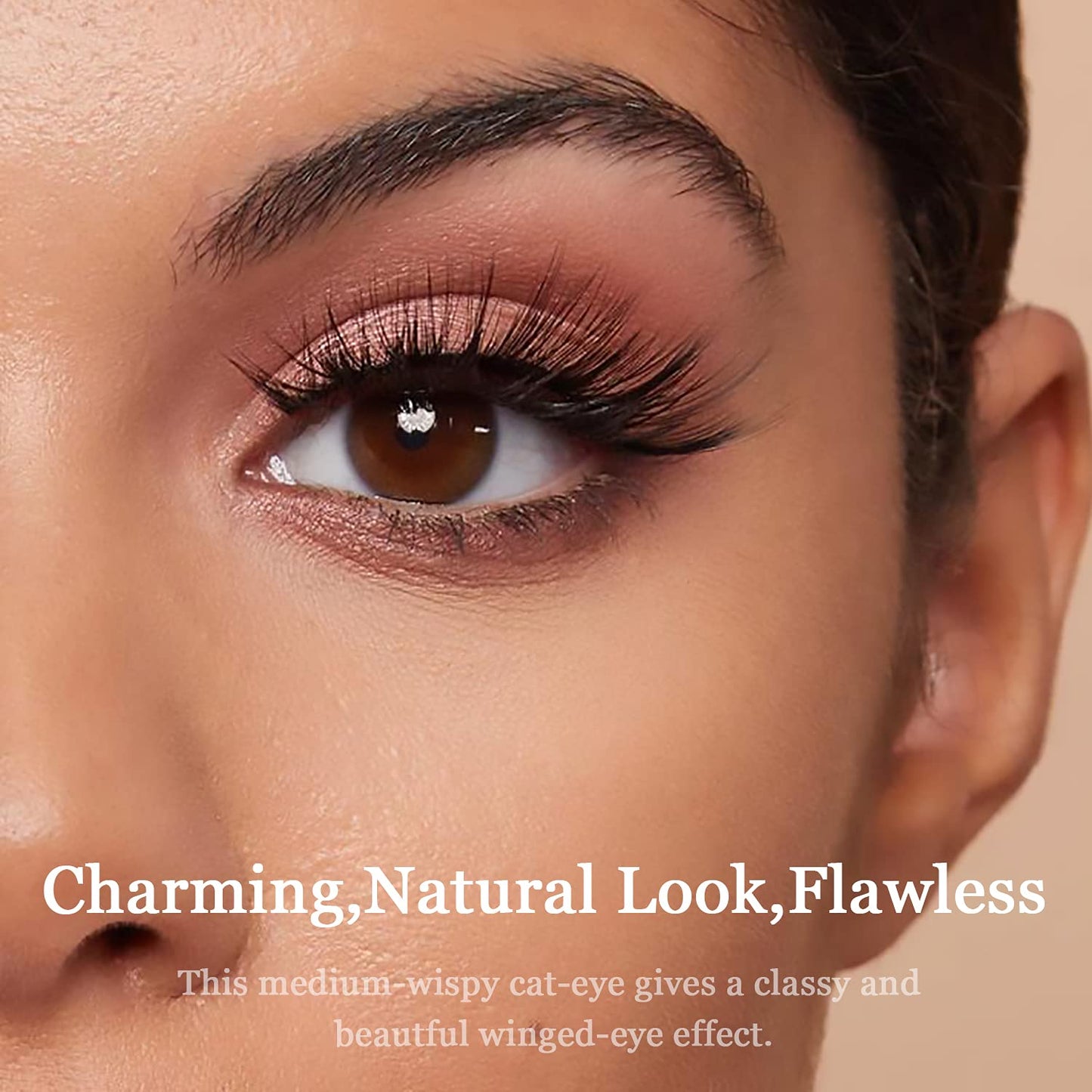 3D Magnetic Eyelashes with Eyeliner Kit - 7C SevenCrown Magnetic Lashes Natural Looking with Upgraded 4 Tubes of Liner Waterproof, Long Lasting,10 Pairs Reusable False Eyelashes Easy to Apply.