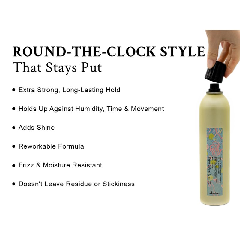 Davines This Is An Extra Strong Hair Spray, Extra Strong Hold Maximum Control - Extreme Hold for Updos & Styles - Humidity Resistant & Long Lasting, 13.53 Fl Oz
