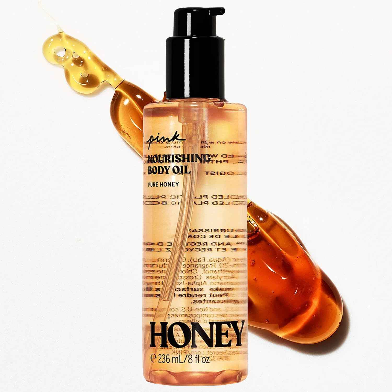 Victoria's Secret Pink Honey Soothing Body Care Body Oil 8 oz. (Honey)