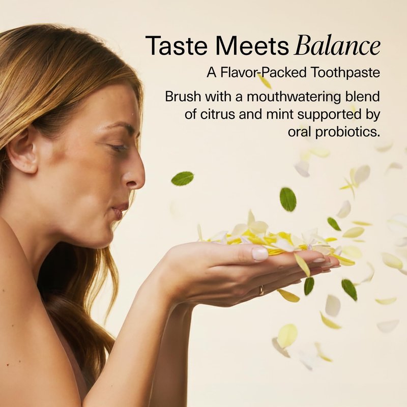 Boka Probiotic Toothpaste - Fluoride Free, Nano Hydroxyapatite Toothpaste - Made with Probiotics - Peppermint Blossom, 4 Fl Oz, 1Pk
