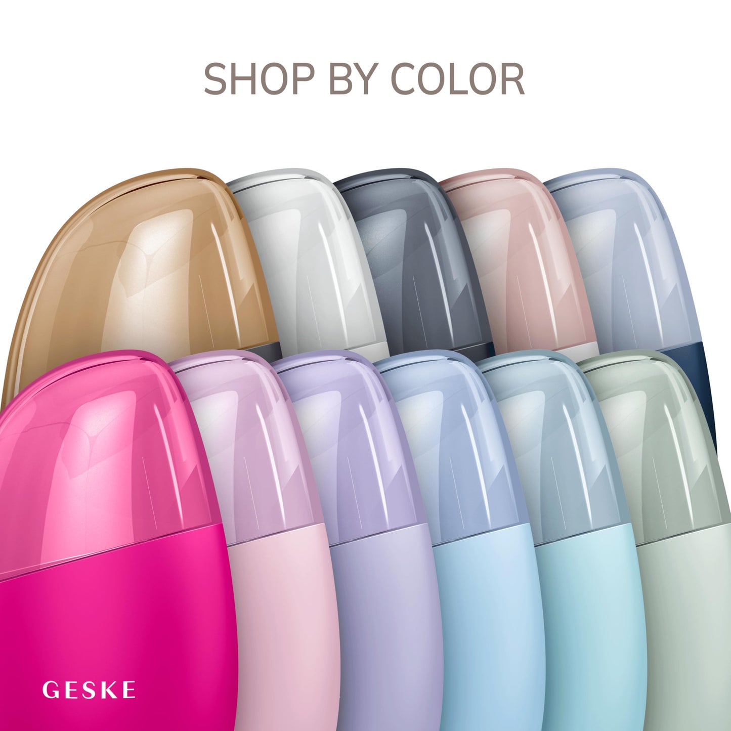 GESKE SmartAppGuided™ Cool & Warm Eye & Face Massager | 7 in 1 | Multi Massager | Face & Neck | Battery-free Cooling & Warming | Firms, Relaxes & De-Puffs Skin | Eye-Nose Area Targeted Design