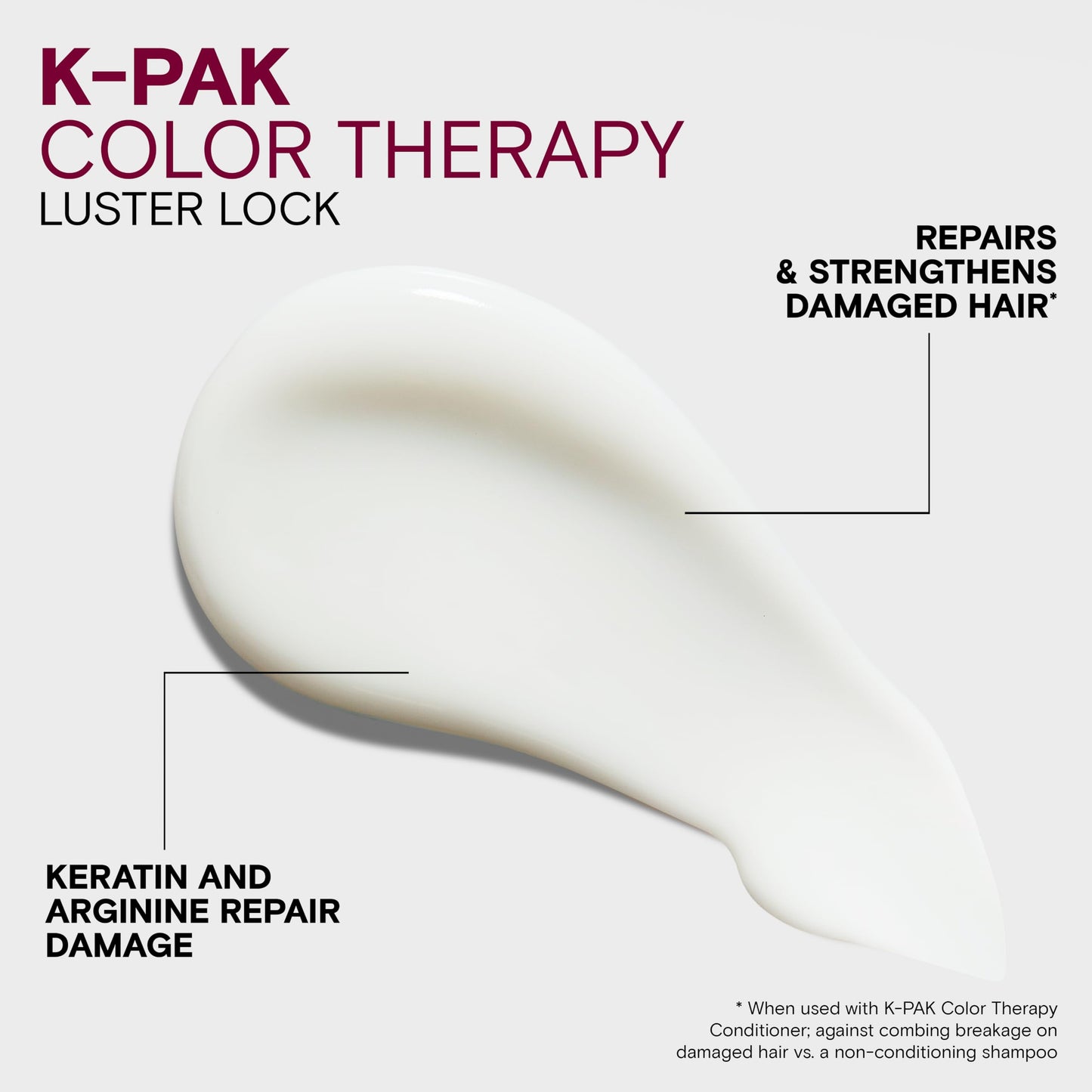 Joico K-PAK Color Therapy Luster Lock Instant Shine & Repair Treatment | For Color-Treated Hair | Boost Color Vibrancy | Repair Breakage | With Keratin & Argan Oil | 5.1 Fl Oz