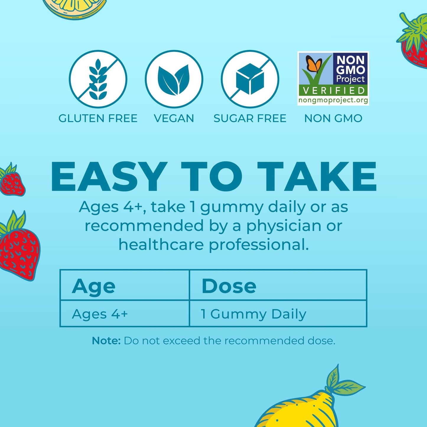 MARYRUTH'S Kids Vitamins Multivitamin Sugar Free | 2 Month Supply | Kids Multivitamin Gummies | Multivitamin for Kids | Vitamin D | Vitamin C | Zinc | Vegan | Non-GMO | Gluten Free | 60 Count