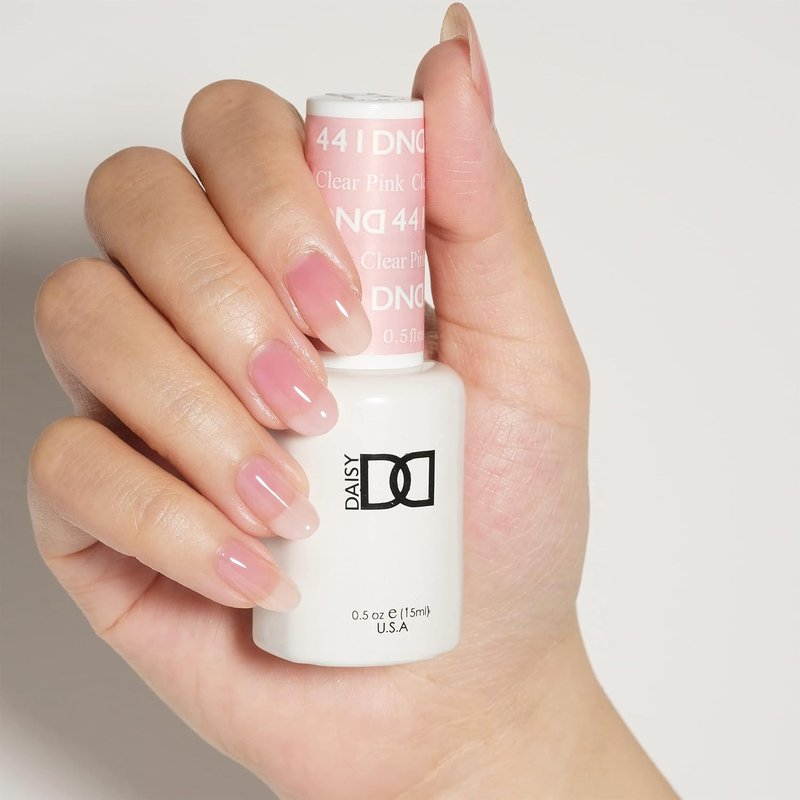 DND Gel Polish Set - Pink Nude Collection | UV/LED Gel & Air Dry Nail Lacquer Duo, 0.5 Fl Oz Each