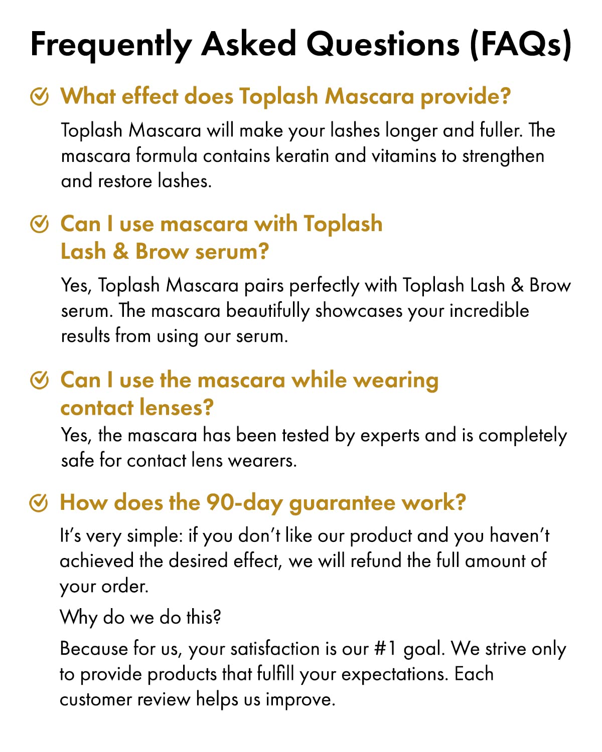 Toplash Extra Ebony Mascara - Keratin & Vitamin E Infused for Lush Lashes | Long-Lasting Volume