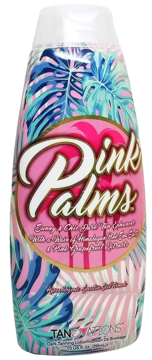 Tanovations Pink Palms Sunny & Chic Dark Tan Enhancer - 10 oz.