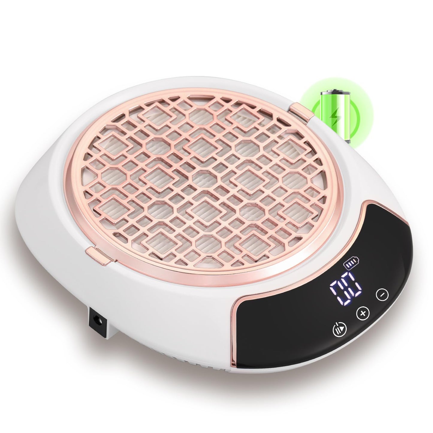 CHRISTINE SHELLY Cordless Nail Dust Collector for Salon Home Nail Tech