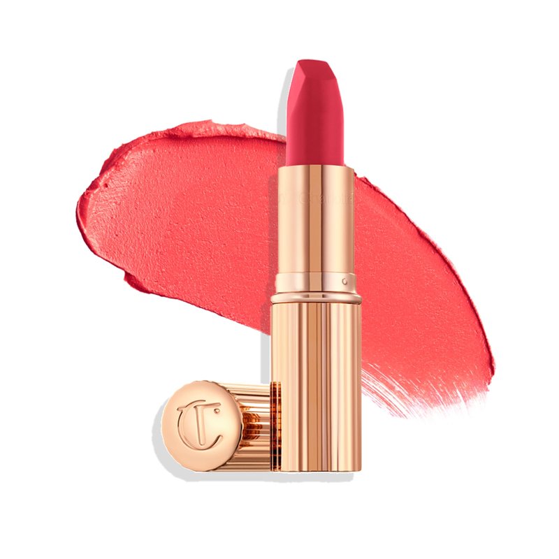 Charlotte Tilbury Matte Revolution Lipstick - Long Lasting, Matte Lipstick with Buildable Color & Lip-Loving Ingredients - Creamy, Easy to Blend Formula - Lost Cherry