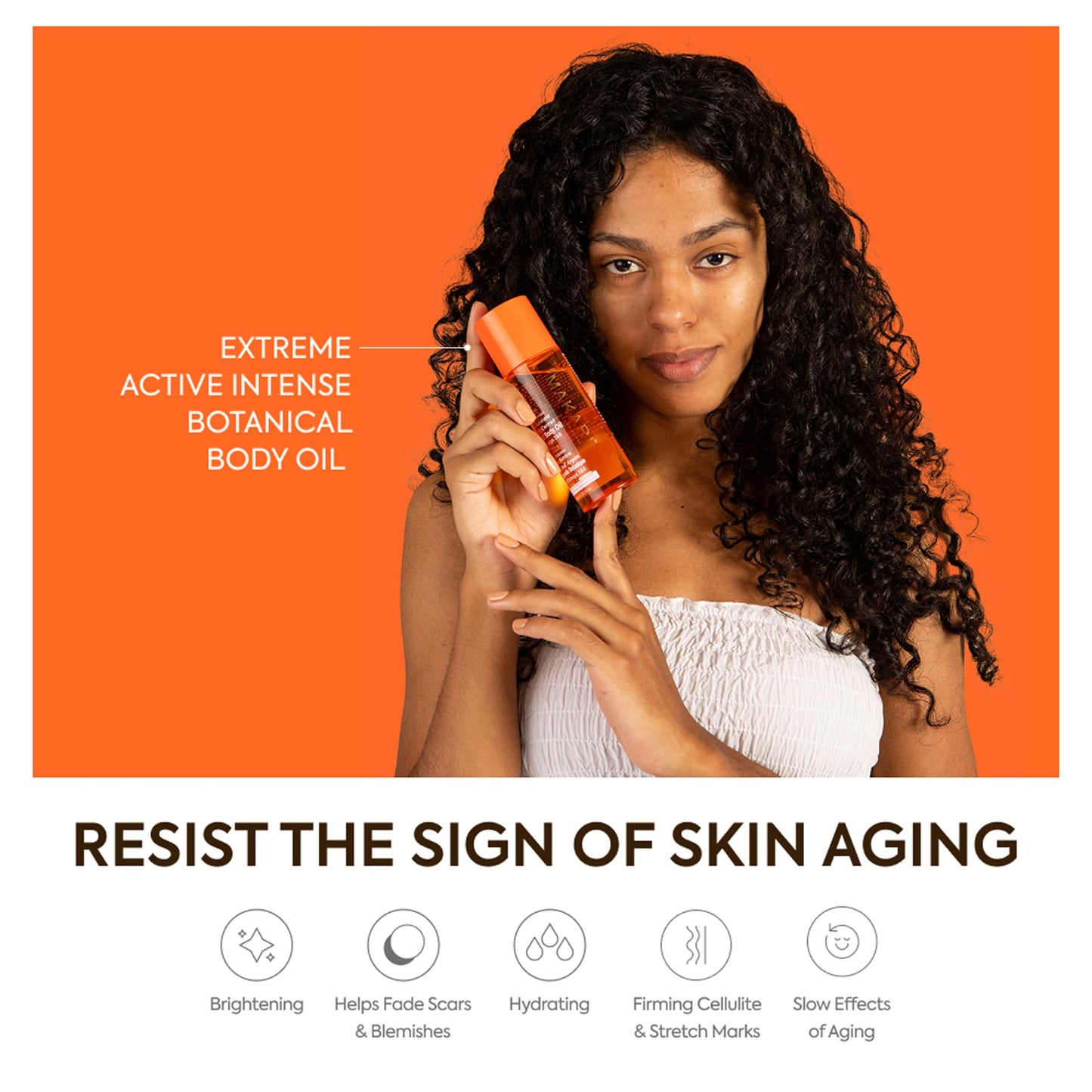 MAKARI Extreme Active Intense Botanical Body Oil (125 ml) | Softens, Conditions, Hydrates, and Rejuvenates Skin | Helps Fade Marks, Blemishes, and Spots | Recommended for All Skin Types