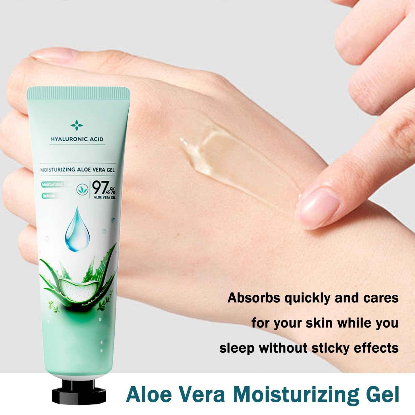 16PCS Aloe Vera Gel for Face and Body,Hydrating Aloe Vera Gel,Cooling Refreshing After Sun Lotion,Soothing Non-Sticky After Sun Lotion Set,Travel Size Body Skincare Cream, 1.05 Oz