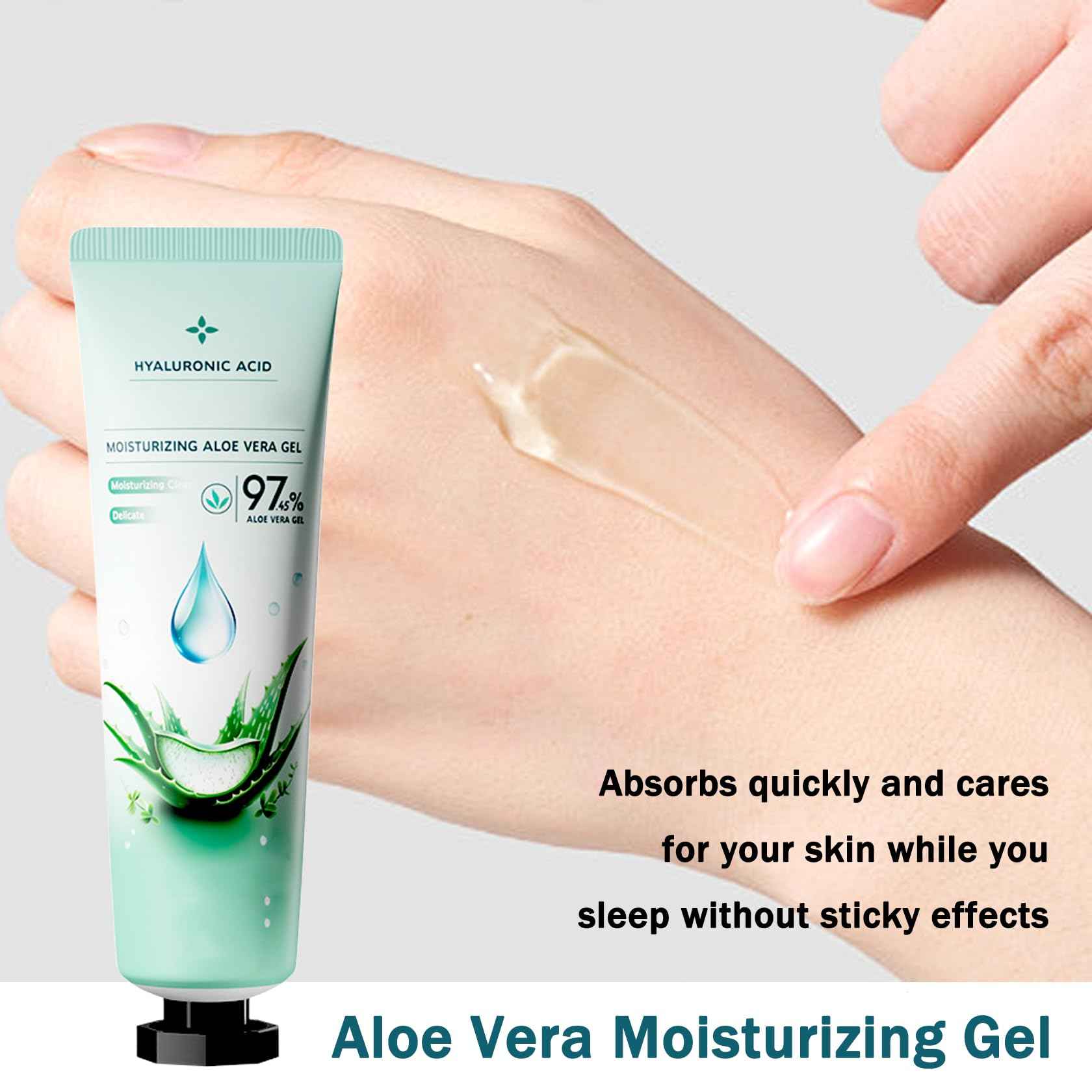 16PCS Aloe Vera Gel for Face and Body,Hydrating Aloe Vera Gel,Cooling Refreshing After Sun Lotion,Soothing Non-Sticky After Sun Lotion Set,Travel Size Body Skincare Cream, 1.05 Oz